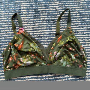 GREEN PULL OVER BUSTY BRALETTE- XL